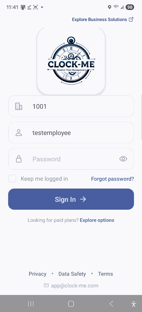 App Login